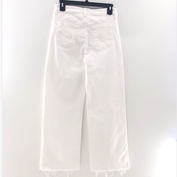 L'agence Danica High-rise Wide-leg Jeans in Blanc 27 - Picture 11 of 12